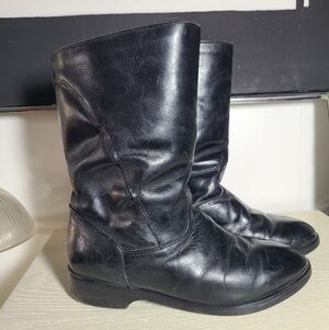 Vintage Blondo Wool Lined Leather Winter Boots | Made in Canada | 7.5